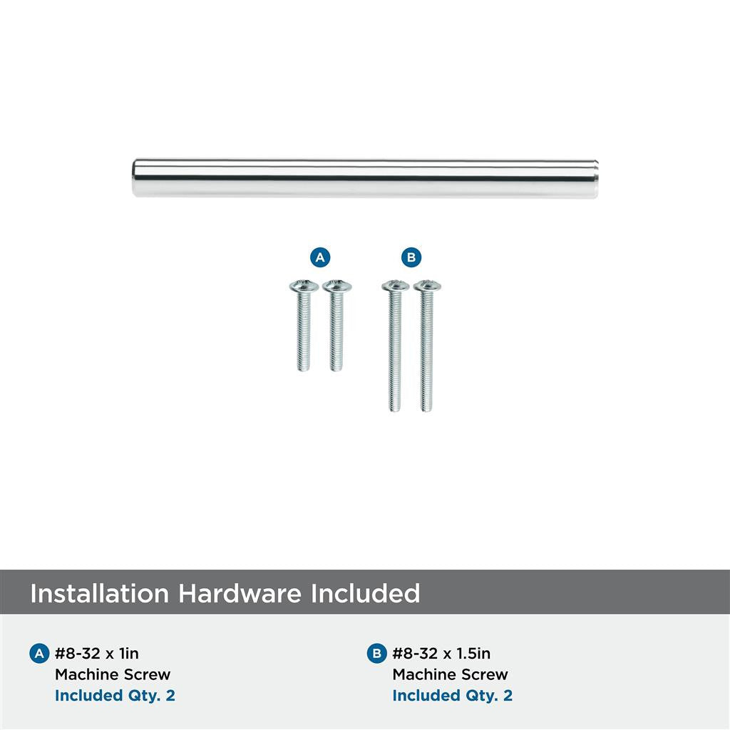 AMEROCK Bar Pulls Cabinet Handle in Polished Chrome