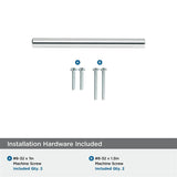 AMEROCK Bar Pulls Cabinet Handle in Polished Chrome