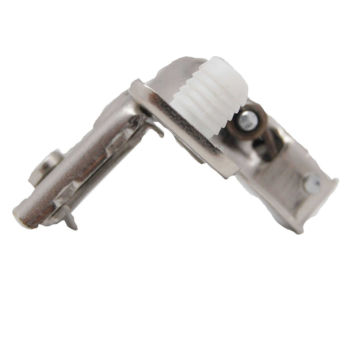 PRO VALUE Concealed Face Frame 1-1/4" Overlay Hidden Cabinet Hinge (pair) in Nickel