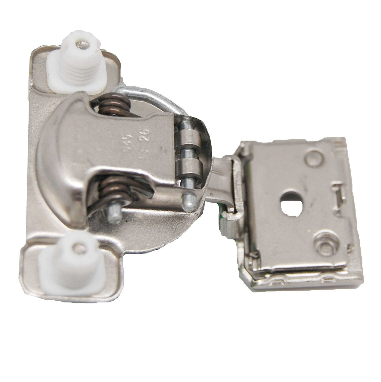 PRO VALUE Concealed Face Frame 1-1/4" Overlay Hidden Cabinet Hinge (pair) in Nickel