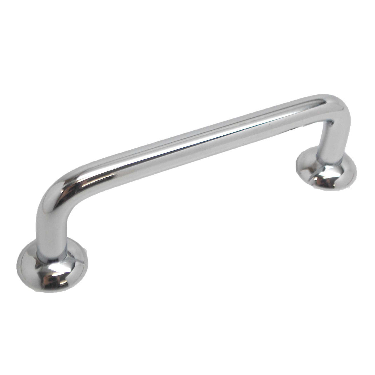 BERENSON 3-1/2" Center to Center Wire Cabinet Pull with Bases - Polished Chrome ZZ6142-226-P-6