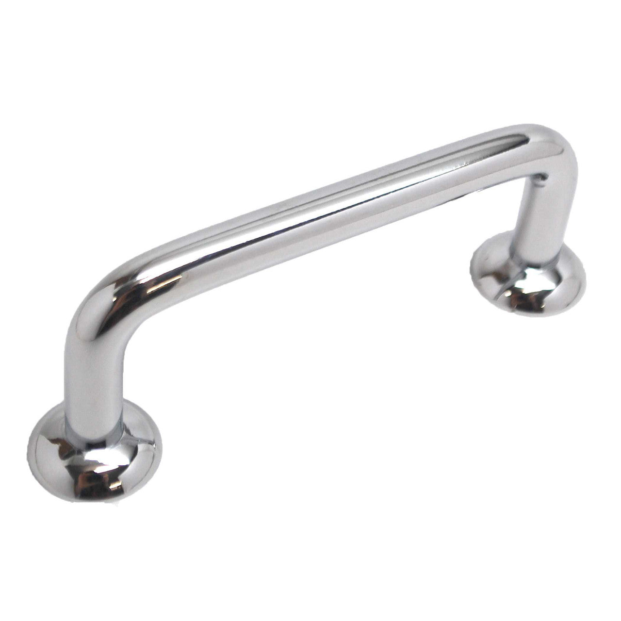 BERENSON 3" Center to Center Wire Cabinet Pull with Bases - Polished Chrome ZZ6143-226-P-6