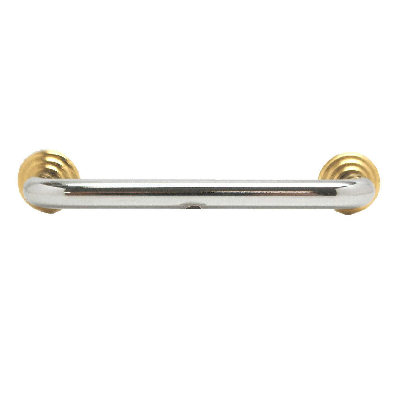BERENSON 3-1/2" Center to Center Wire Cabinet Pull with Ridge Bases - Polished Chrome ZZ6142-226-P-9