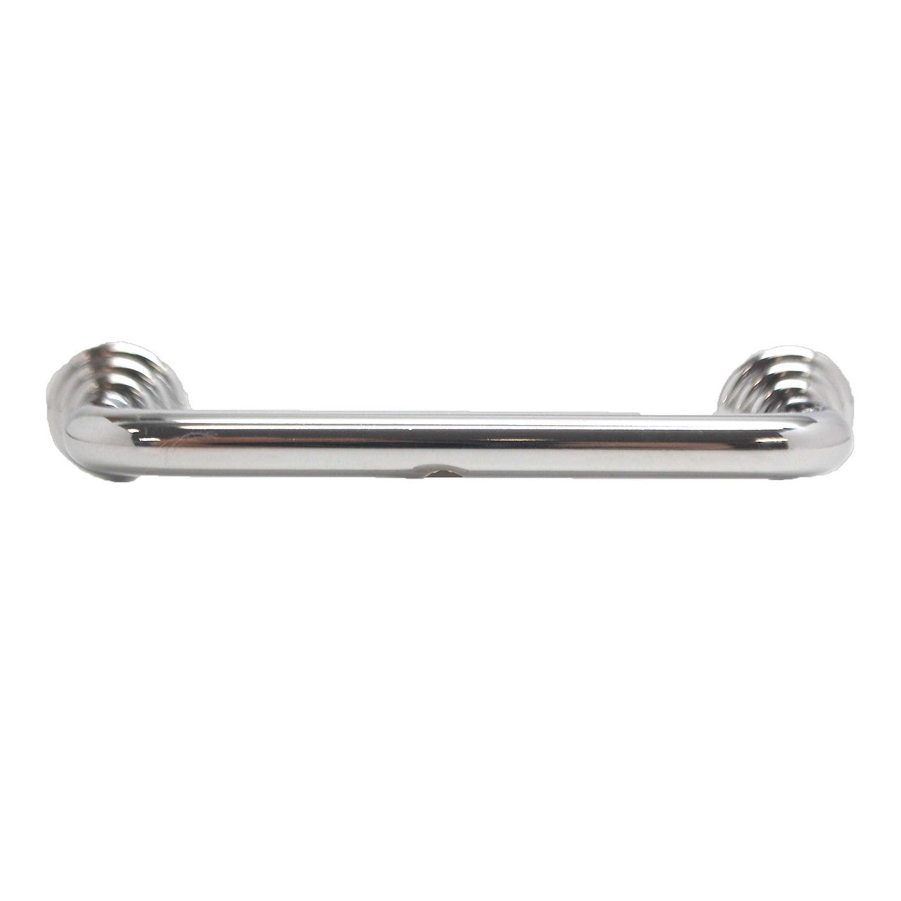 BERENSON 3-1/2" Center to Center Wire Cabinet Pull with Ridge Bases - Polished Chrome ZZ6142-226-P-10