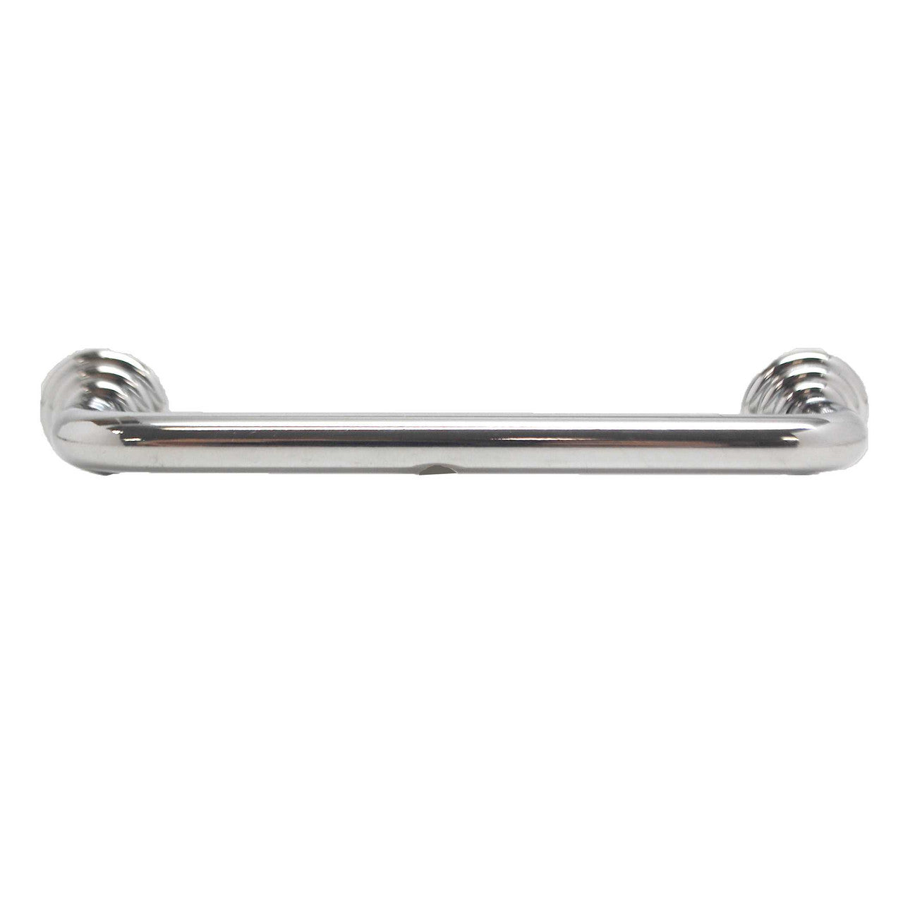 BERENSON 4" Center to Center Wire Cabinet Pull with Ridge Bases - Polished Chrome ZZ6140-226-P-10