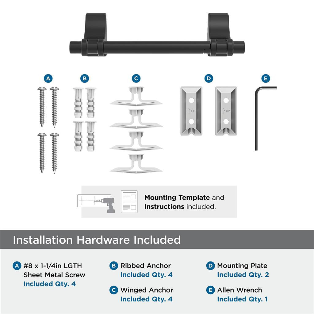 Matte Black Toilet Paper Holder from Amerock's Davenport Collection BH36051MB Hardware