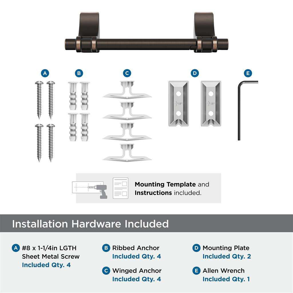 Oil Rubbed Bronze Toilet Paper Holder from Amerock's Davenport Collection BH36051ORB Hardware