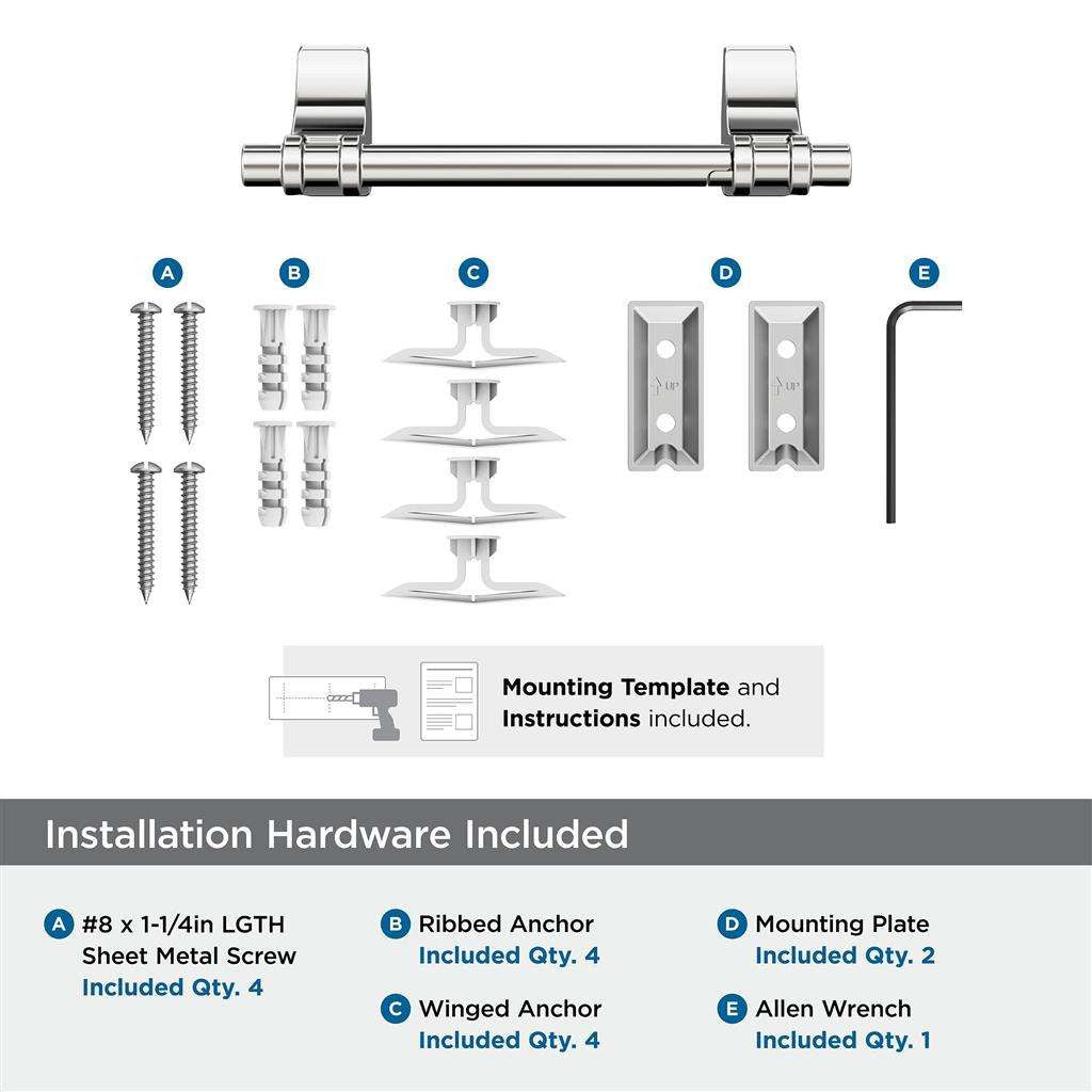 Polished Chrome Toilet Paper Holder from Amerock's Davenport Collection BH3605126 Hardware