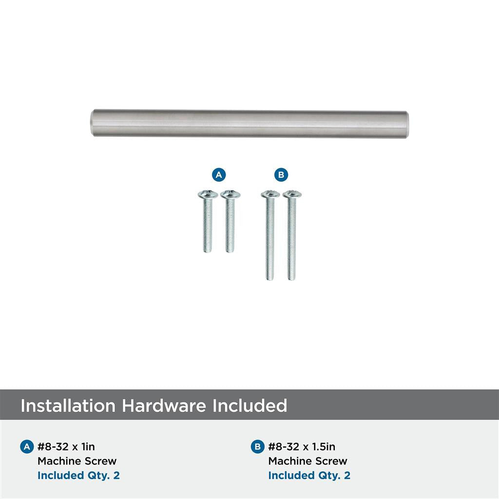 AMEROCK Bar Pulls Cabinet Handle in Stainless Steel