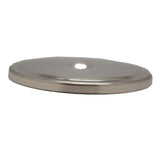 Stone Harbor 1-3/4" Diameter Knob Backplate in Satin Nickel 30119-15 Side View
