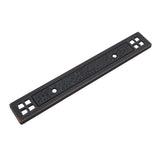 Stone Harbor Arts and Crafts 3" Centers Rectangle Handle Backplate in Vintage Bronze 9414-11P