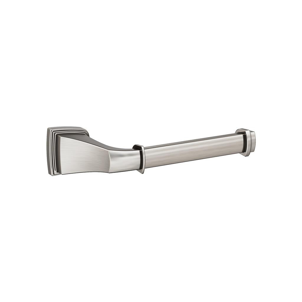 AMEROCK Revitalize Single Post Toilet Paper Holder in Brushed Nickel BH36031G10