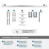AMEROCK Blackrock Towel Bar in Polished Chrome (+2 Sizes)