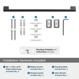 AMEROCK Blackrock Towel Bar in Matte Black (+2 Sizes)