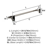 AMEROCK Davenport Towel Bar in Satin Nickel (+2 Sizes)