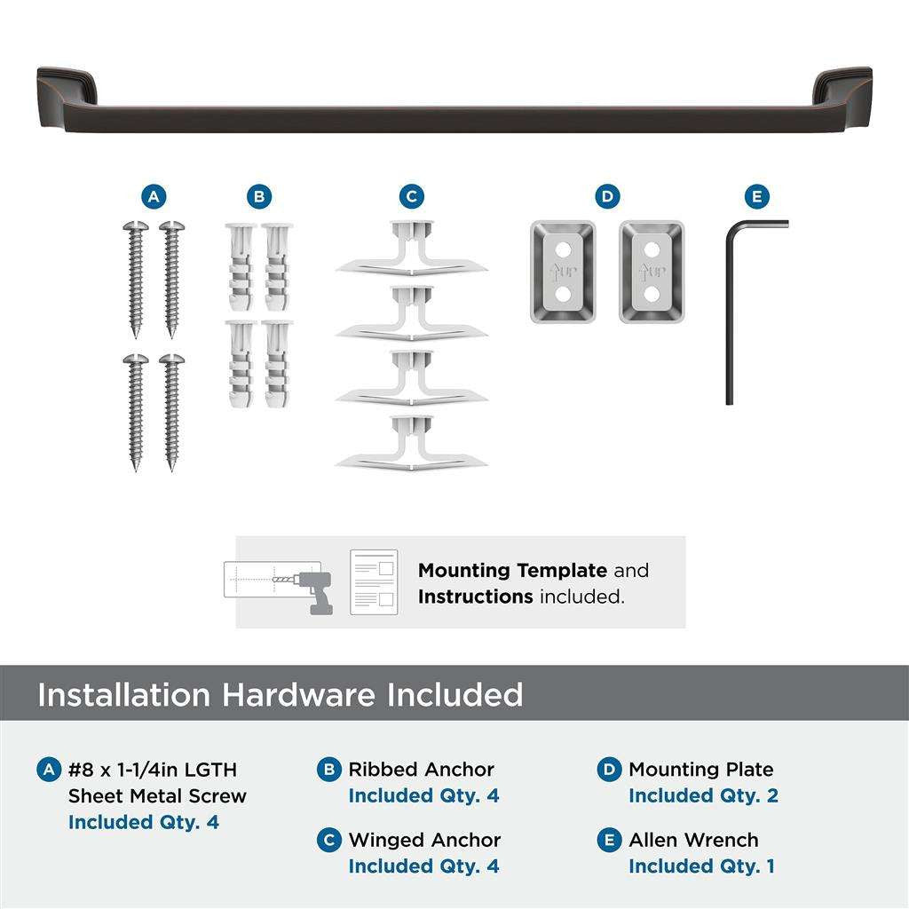 AMEROCK Revitalize Towel Bar in Oil Rubbed Bronze 24 in BH36034ORB