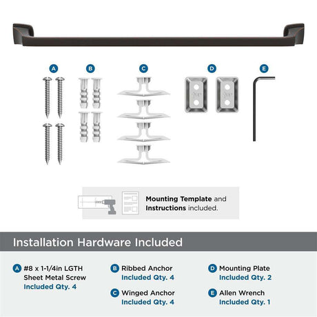 AMEROCK Revitalize Towel Bar in Oil Rubbed Bronze 24 in BH36034ORB
