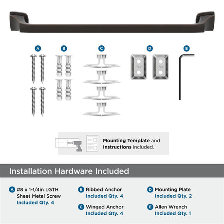 AMEROCK Revitalize Towel Bar in Oil Rubbed Bronze 18 in BH36033ORB