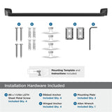 AMEROCK Revitalize Towel Bar in Matte Black 24 in BH36034MB
