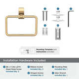 Champagne Bronze Towel Ring from Amerock's Davenport Collection BH36052CZ Hardware