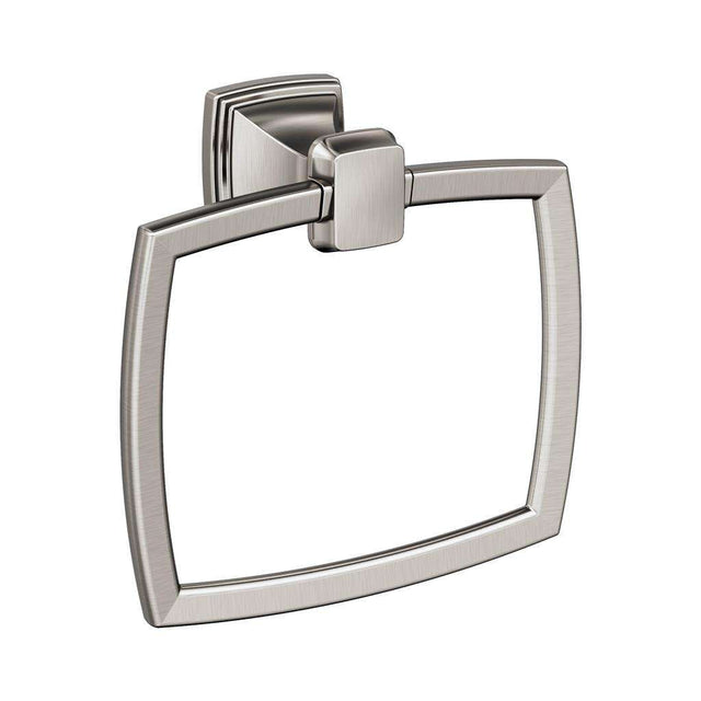 AMEROCK Revitalize 7-1/8" Long Hanging Towel Ring in Brushed Nickel BH36032G10