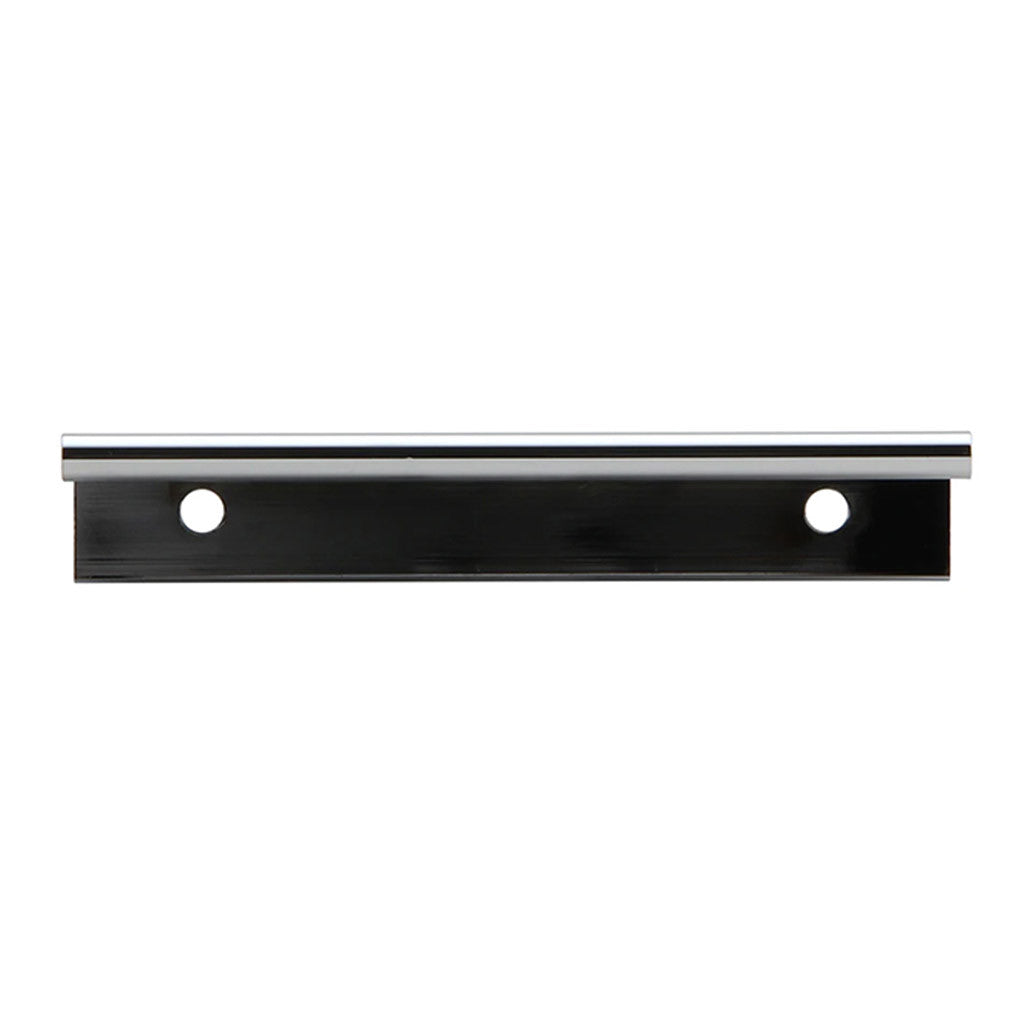 Front View of a Chrome 106mm Edge Pull from Amerfit Hardware P1001-106PC