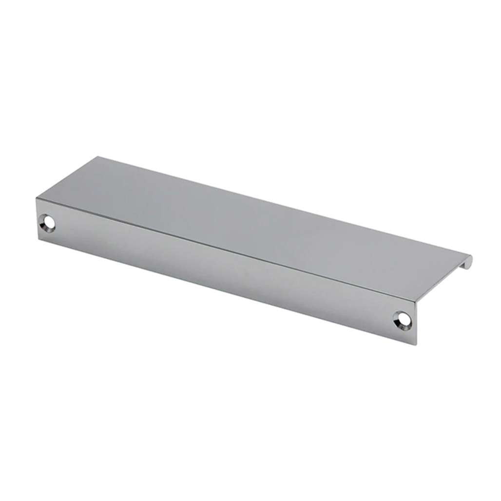 Back View of a Chrome 170mm Edge Pull from Amerfit Hardware P1001-170PC