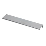 Main View of a Chrome 230mm Edge Pull from Amerfit Hardware P1001-230PC