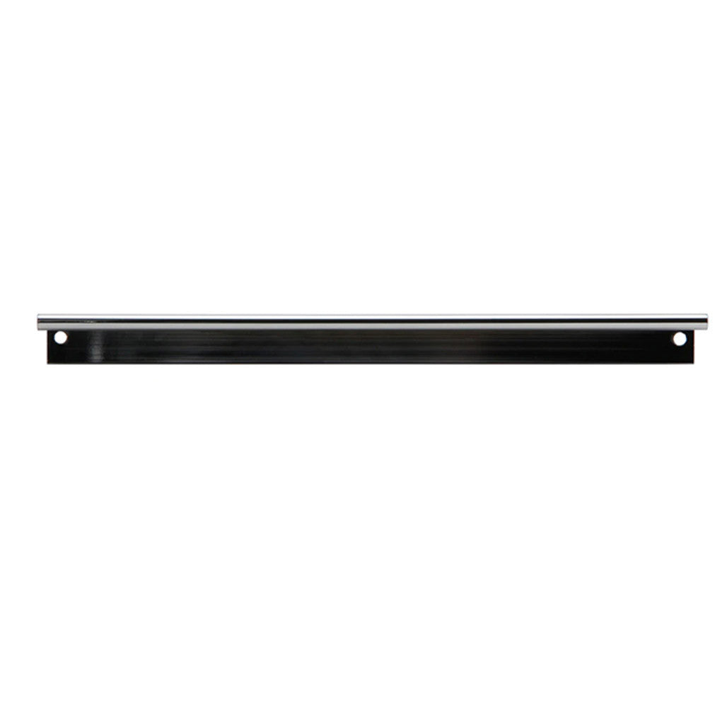 Front View of a Chrome 230mm Edge Pull from Amerfit Hardware P1001-230PC