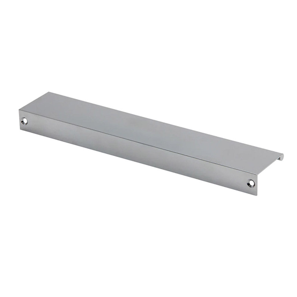 Back View of a Chrome 230mm Edge Pull from Amerfit Hardware P1001-230PC