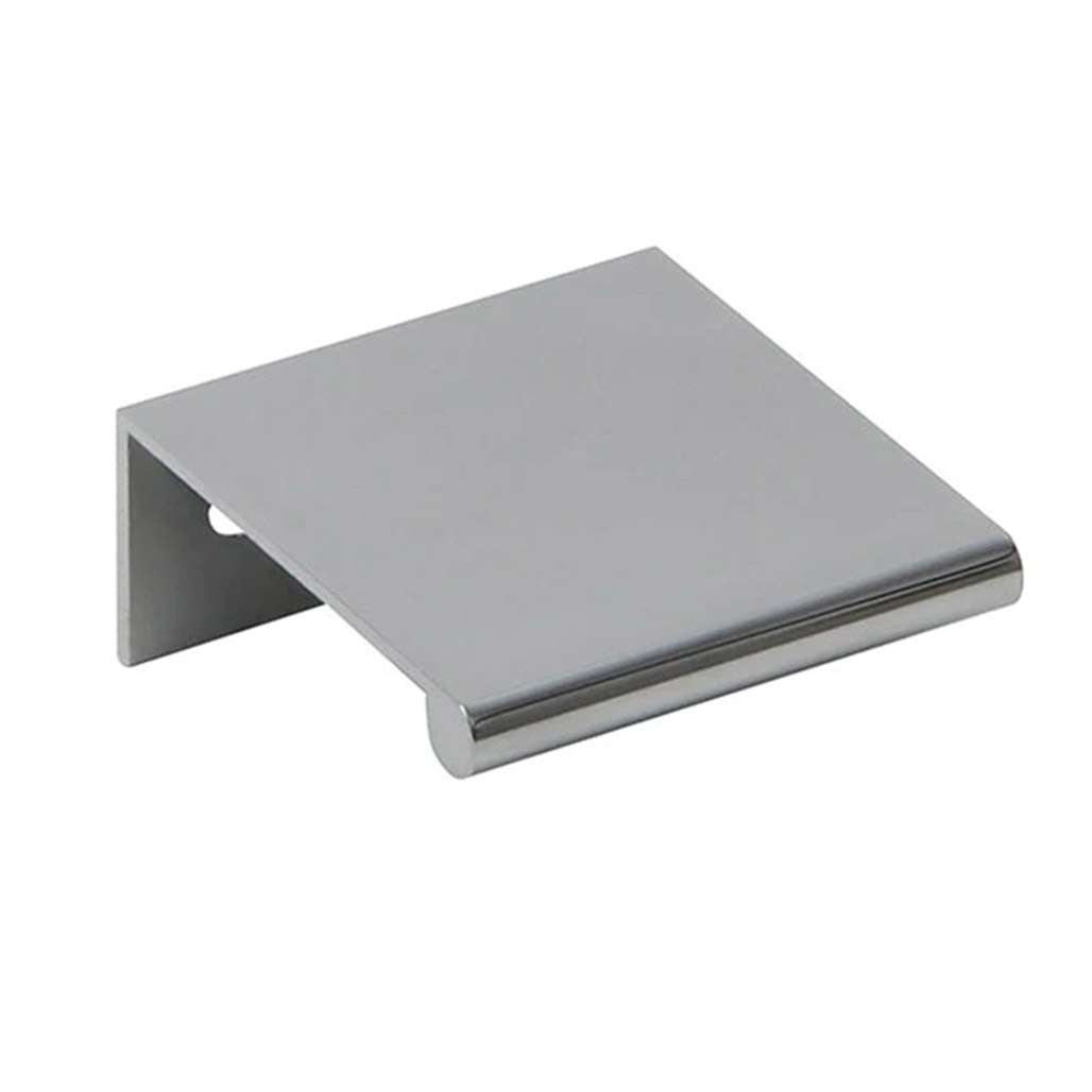 Main View of a Chrome 44mm Edge Pull from Amerfit Hardware P1001-44PC