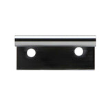 Front View of a Chrome 44mm Edge Pull from Amerfit Hardware P1001-44PC