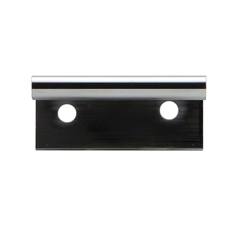 Front View of a Chrome 44mm Edge Pull from Amerfit Hardware P1001-44PC