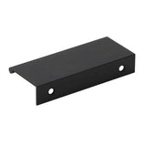 Amerfit Silverline Long Finger Edge Pulls in Matte Black 106mm P1001-106BL Back View