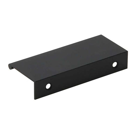 Amerfit Silverline Long Finger Edge Pulls in Matte Black 106mm P1001-106BL Back View