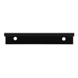 Amerfit Silverline Long Finger Edge Pulls in Matte Black 106mm P1001-106BL Front View