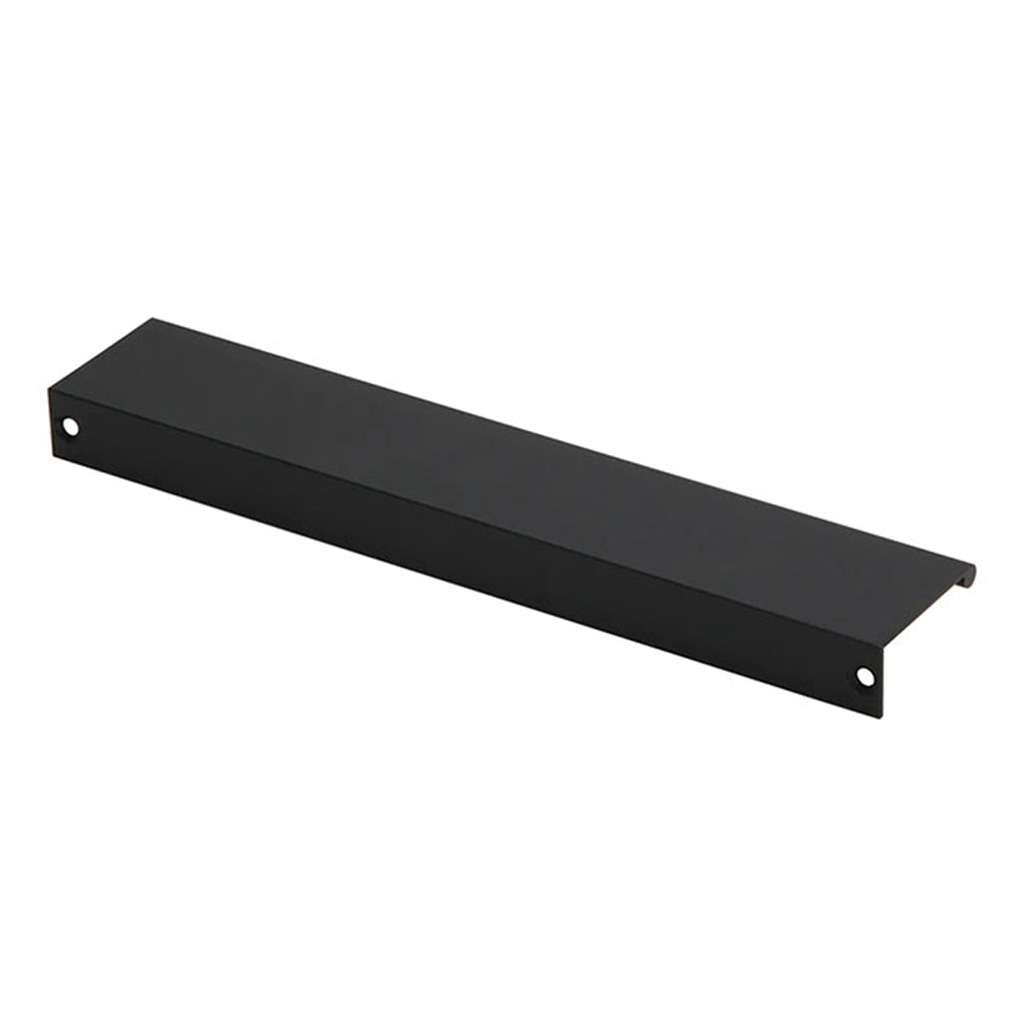 Amerfit Silverline Long Finger Edge Pulls in Matte Black 230mm P1001-230BL Back View