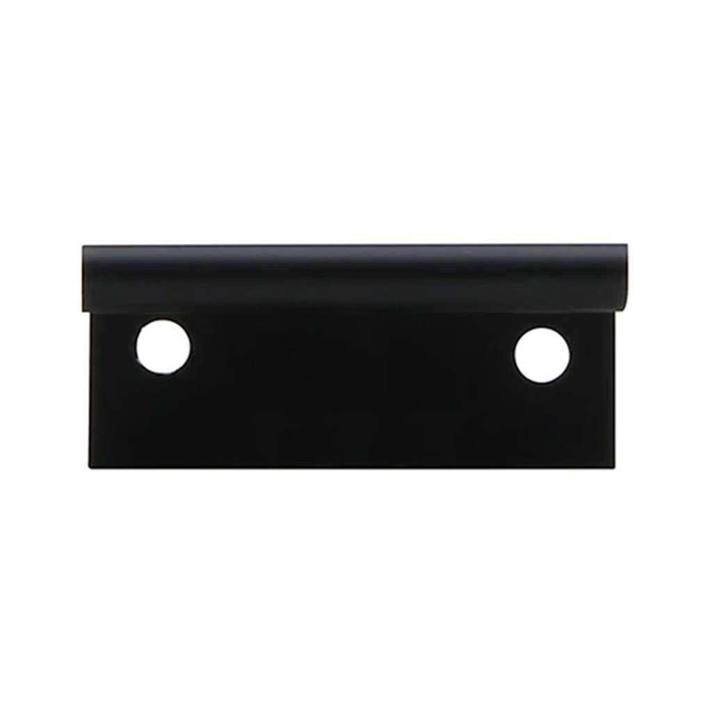 Amerfit Silverline Long Finger Edge Pulls in Matte Black 44mm P1001-44BL Front View