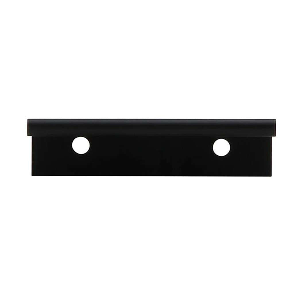 Amerfit Silverline Long Finger Edge Pulls in Matte Black 75mm P1001-75BL Front View