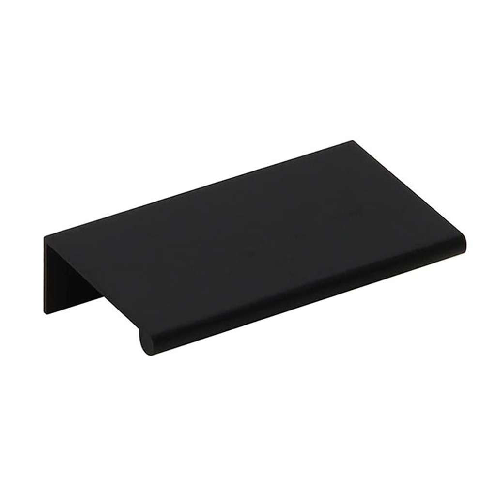 Amerfit Silverline Long Finger Edge Pulls in Matte Black 75mm P1001-75BL