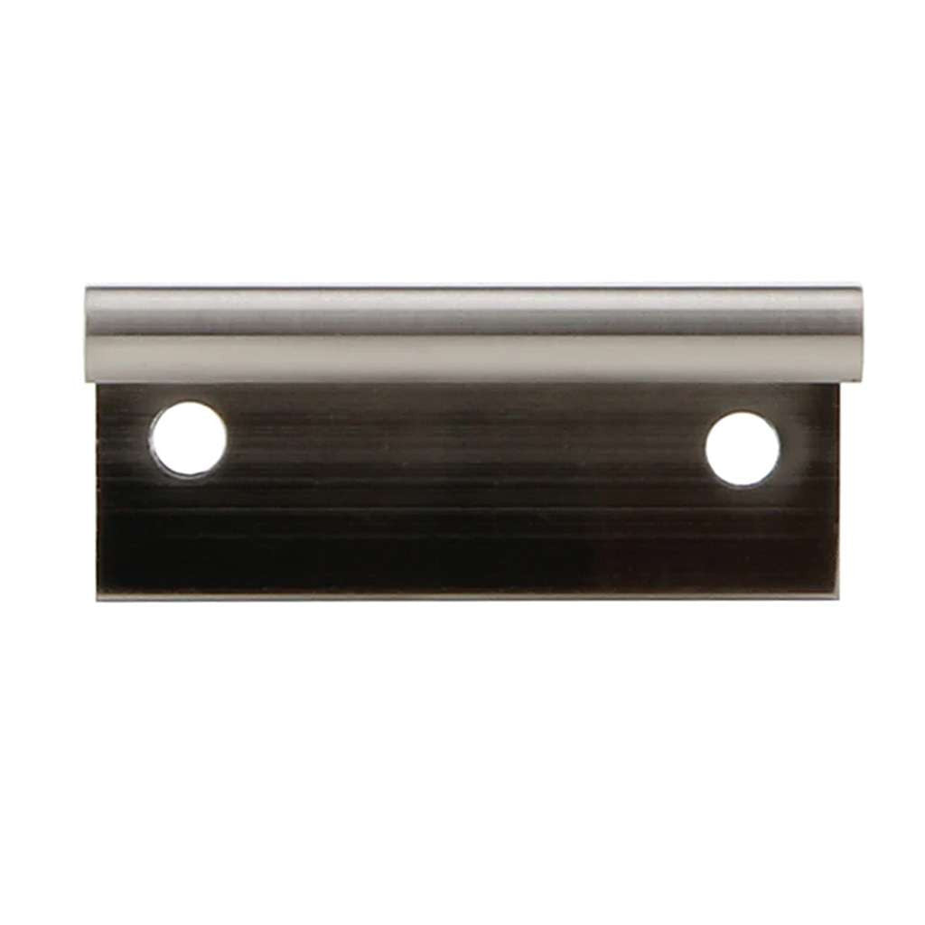 Amerfit Silverline Long Finger Edge Pulls in Satin Nickel 1-3/4" P1001-44BSN Front View