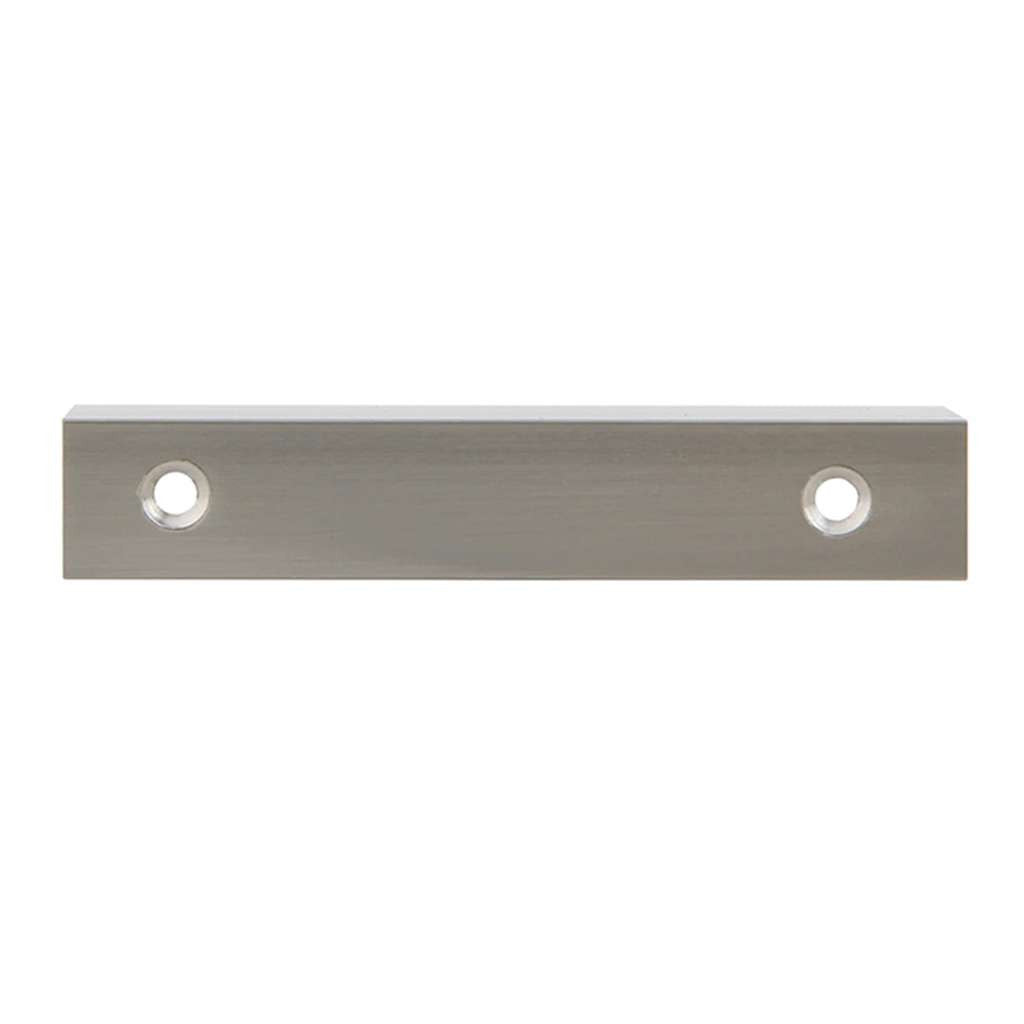 Amerfit Silverline Long Finger Edge Pulls in Satin Nickel 4-1/4" P1001-106BSN Back View
