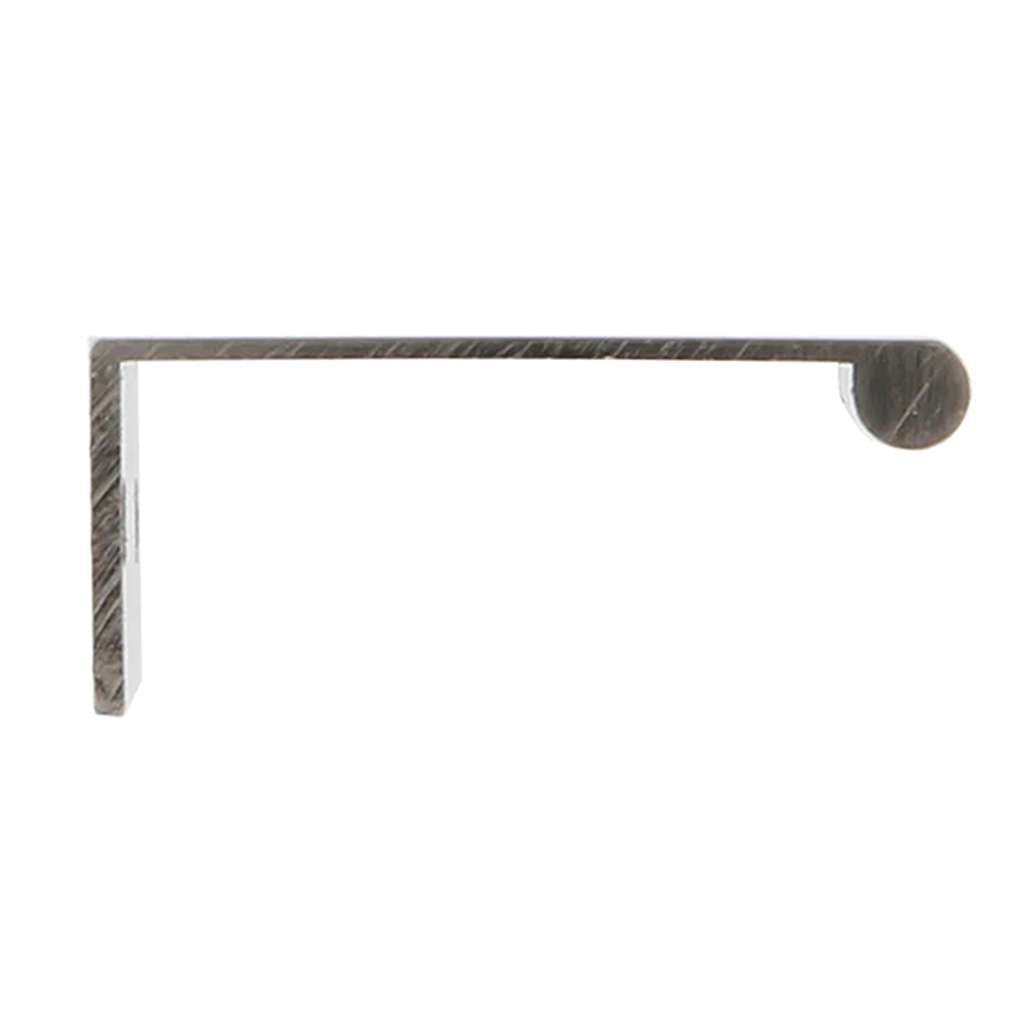 Amerfit Silverline Long Finger Edge Pulls in Satin Nickel Side View
