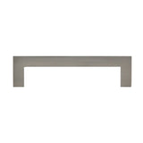 AMERFIT Square Handle Cabinet Pull in Brushed Satin Nickel 128mm A2060-128MM Side View