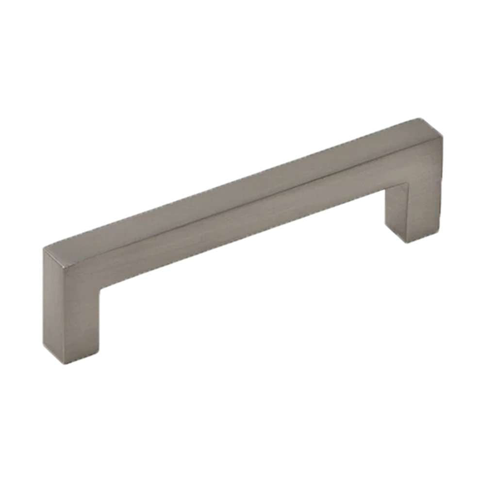 AMERFIT Square Handle Cabinet Pull in Brushed Satin Nickel 128mm A2060-128MM