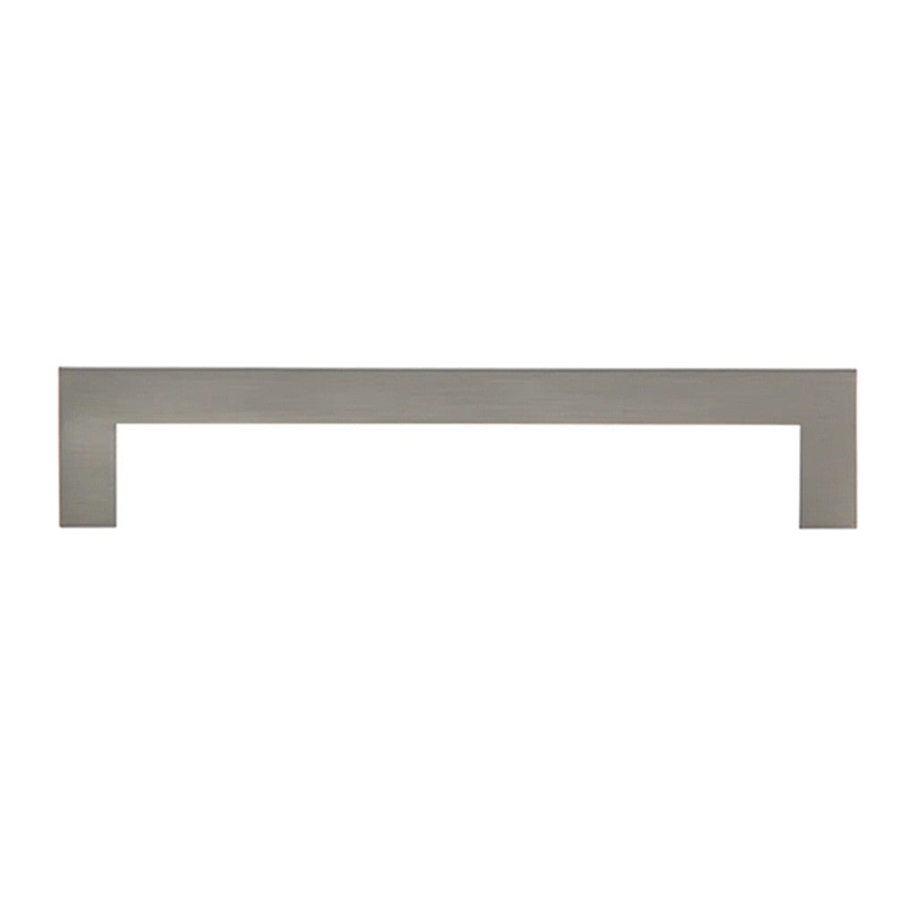 AMERFIT Square Handle Cabinet Pull in Brushed Satin Nickel 160mm A2060-160MM Side View