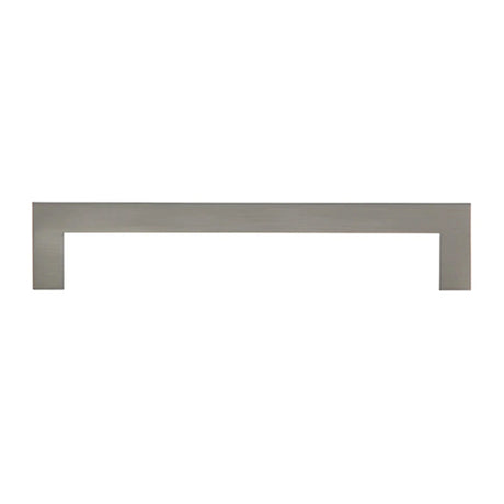 AMERFIT Square Handle Cabinet Pull in Brushed Satin Nickel 160mm A2060-160MM Side View