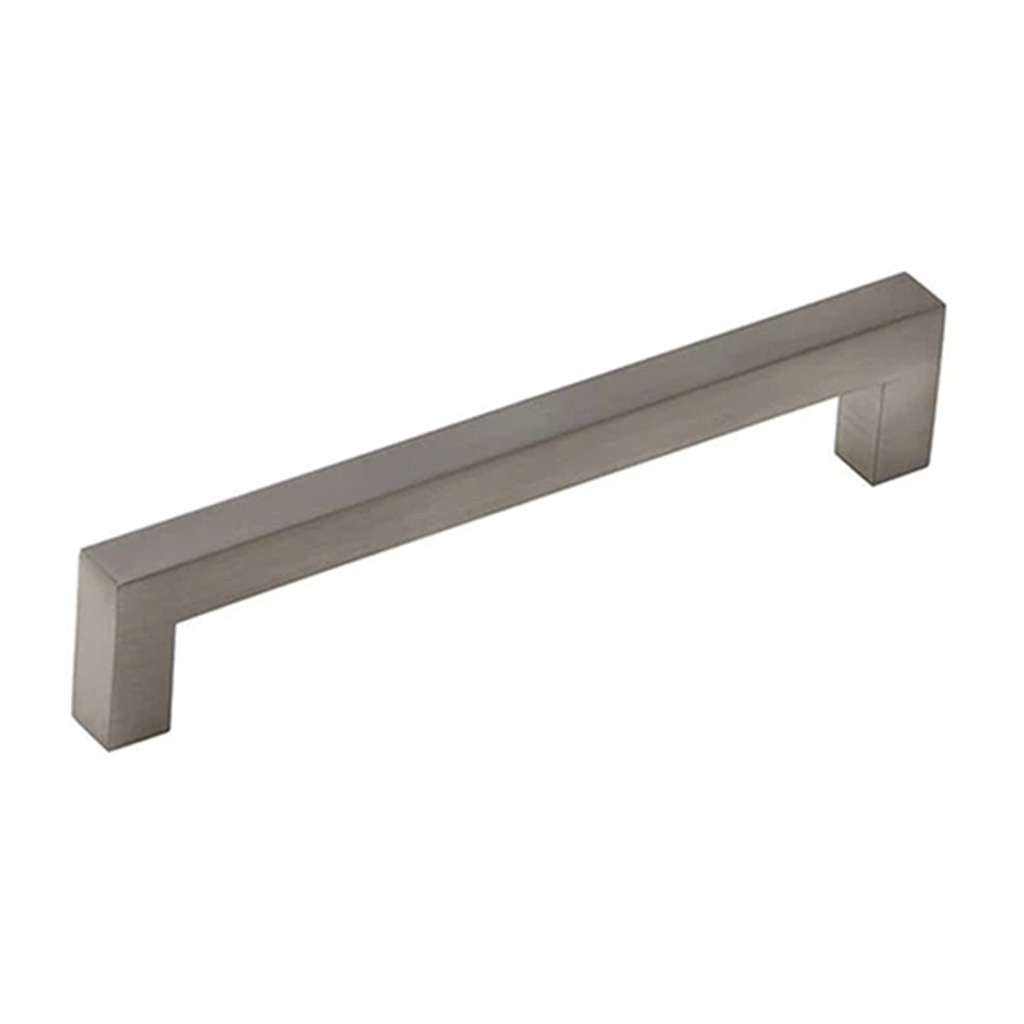 AMERFIT Square Handle Cabinet Pull in Brushed Satin Nickel 160mm A2060-160MM