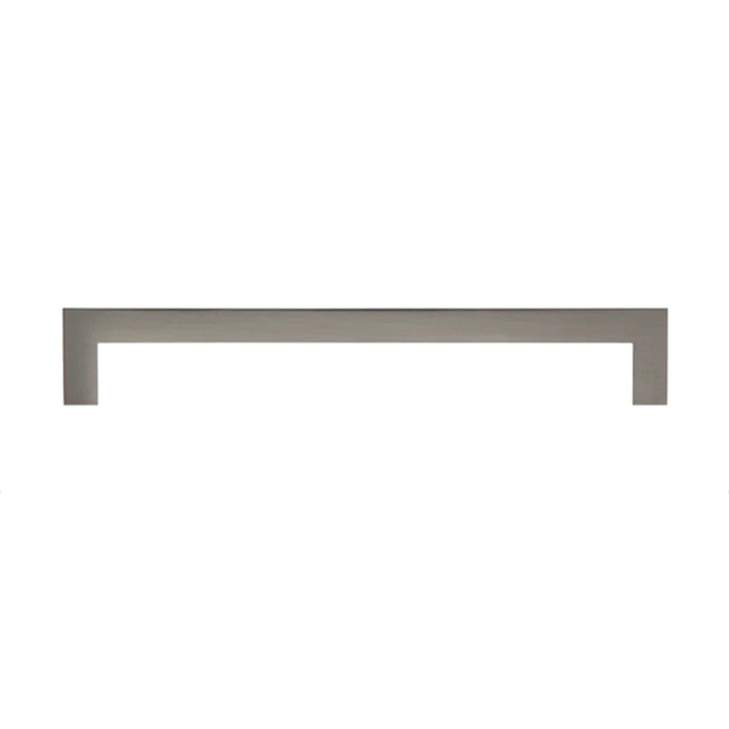 AMERFIT Square Handle Cabinet Pull in Brushed Satin Nickel 192mm A2060-192MM Side View