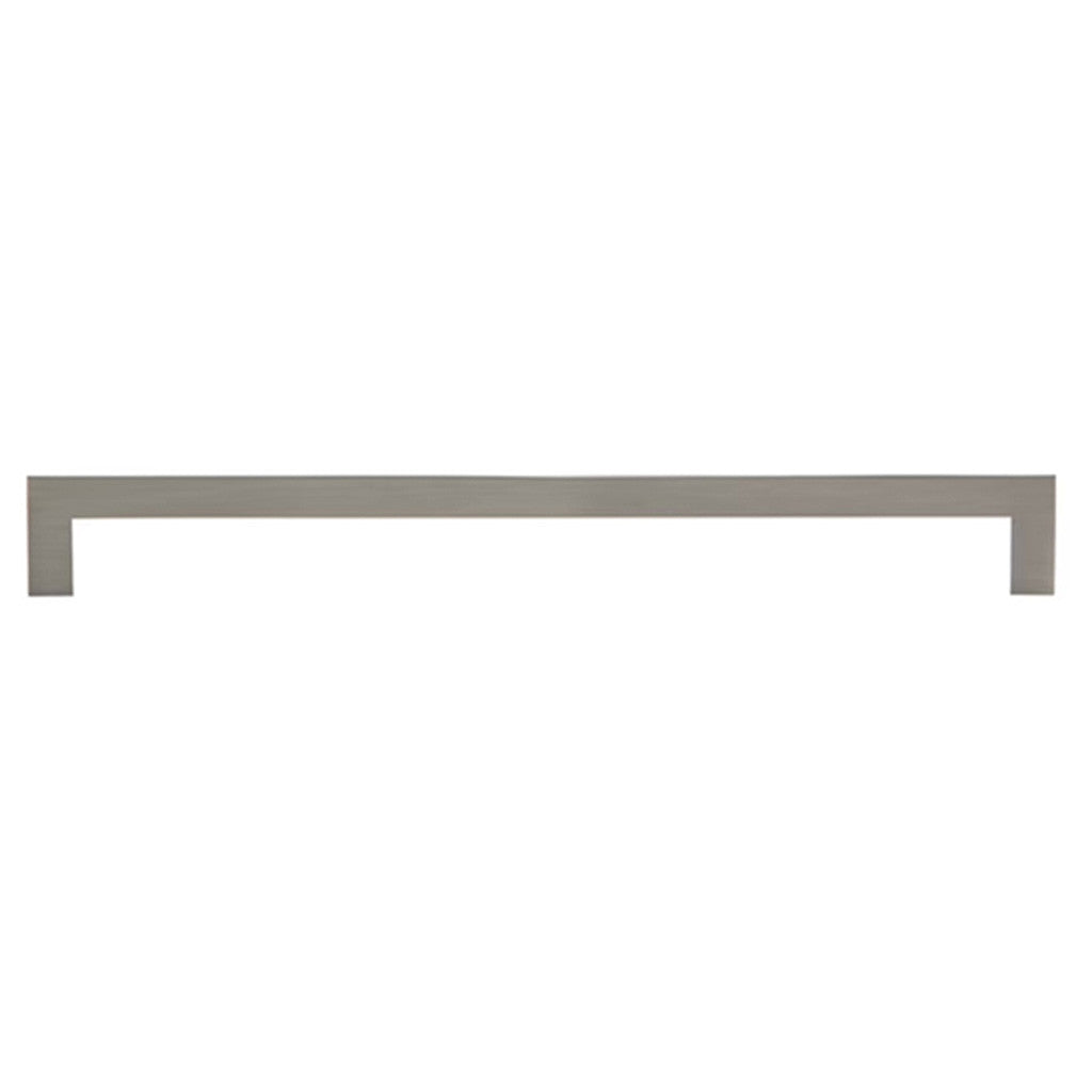 AMERFIT Square Handle Cabinet Pull in Brushed Satin Nickel 224mm A2060-224MM Side View